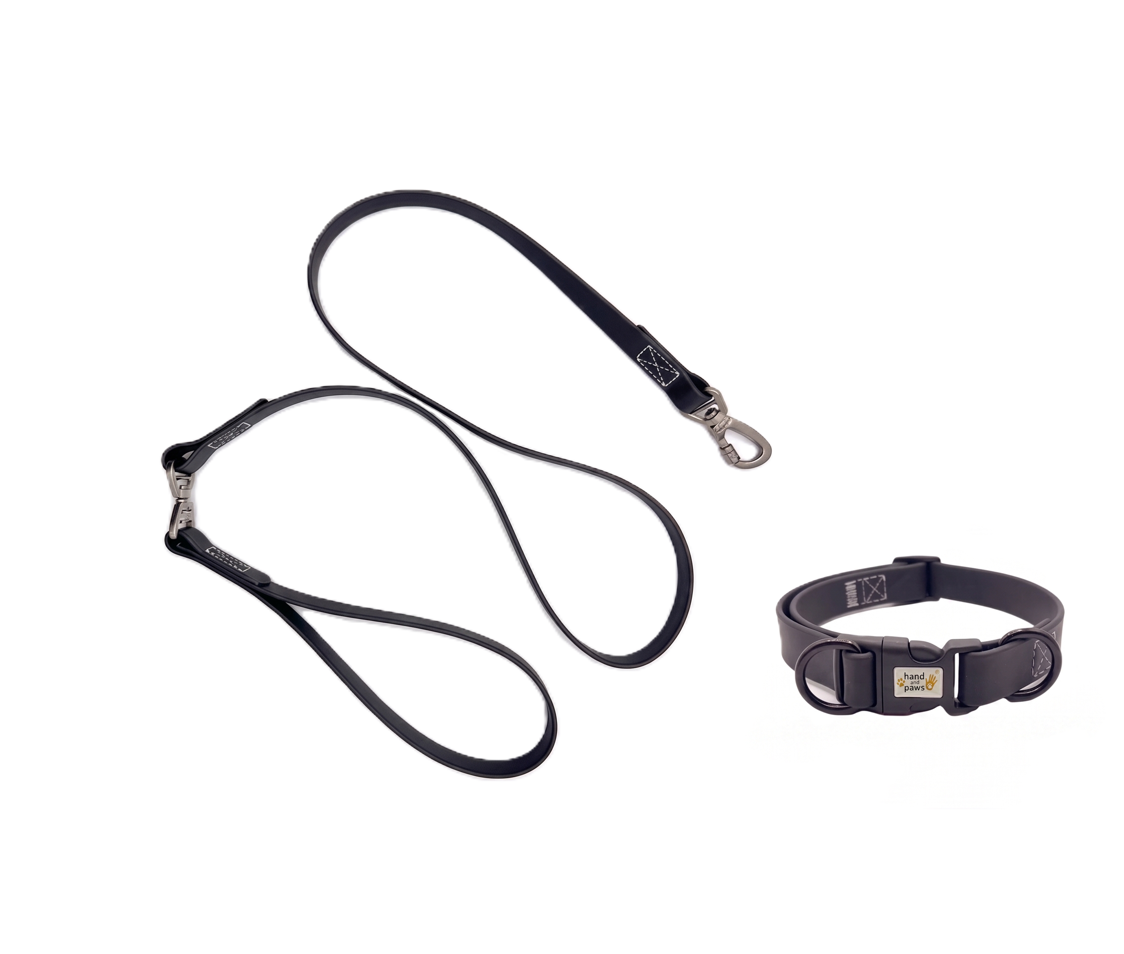 Waterproof Durable Dog Lead & Collar Set (Large)